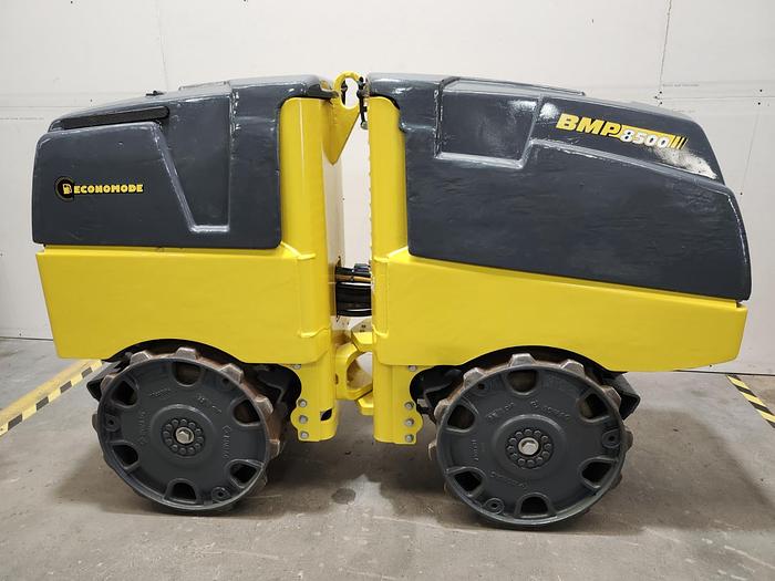 Used 2015 Bomag BMP 8500 Wireless Trench Compactor Vibratory Diesel Roller Wacker 722 Hr