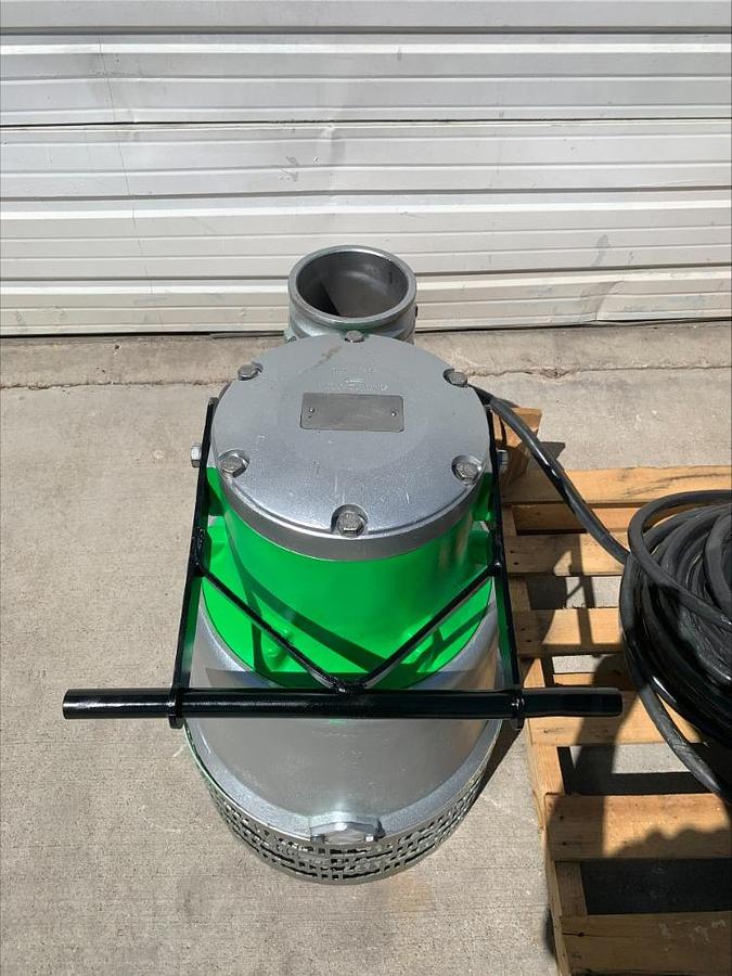 Used 2022 Apex SD150HV 30 Hp 6" Submersible Pump 1600 GPM Dewatering Water Flygt
