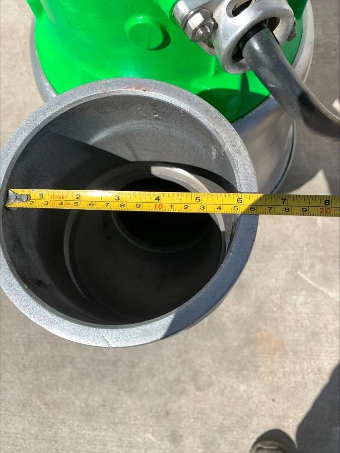 Used 2022 Apex SD150HV 30 Hp 6" Submersible Pump 1600 GPM Dewatering Water Flygt