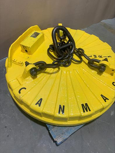 Used Gensco CanMag LMR-130-L 52" Lifting Scrap Metal Magnet 230v DC