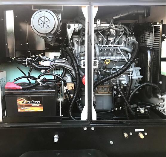 Used 2019 MQ MultiQuip WhisperWatt 25 KVA Towable Generator DCA-25SSIU4F 1269 HRS