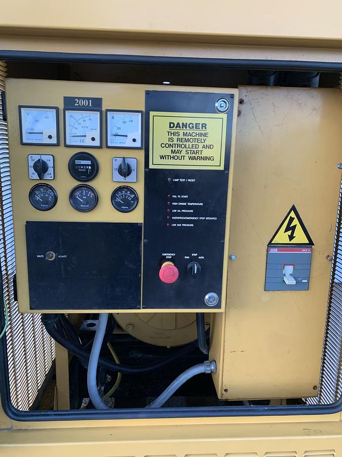 Used Caterpillar Cat Olympian G100F1 Natural Gas Propane 100 Kw Standby Generator 810