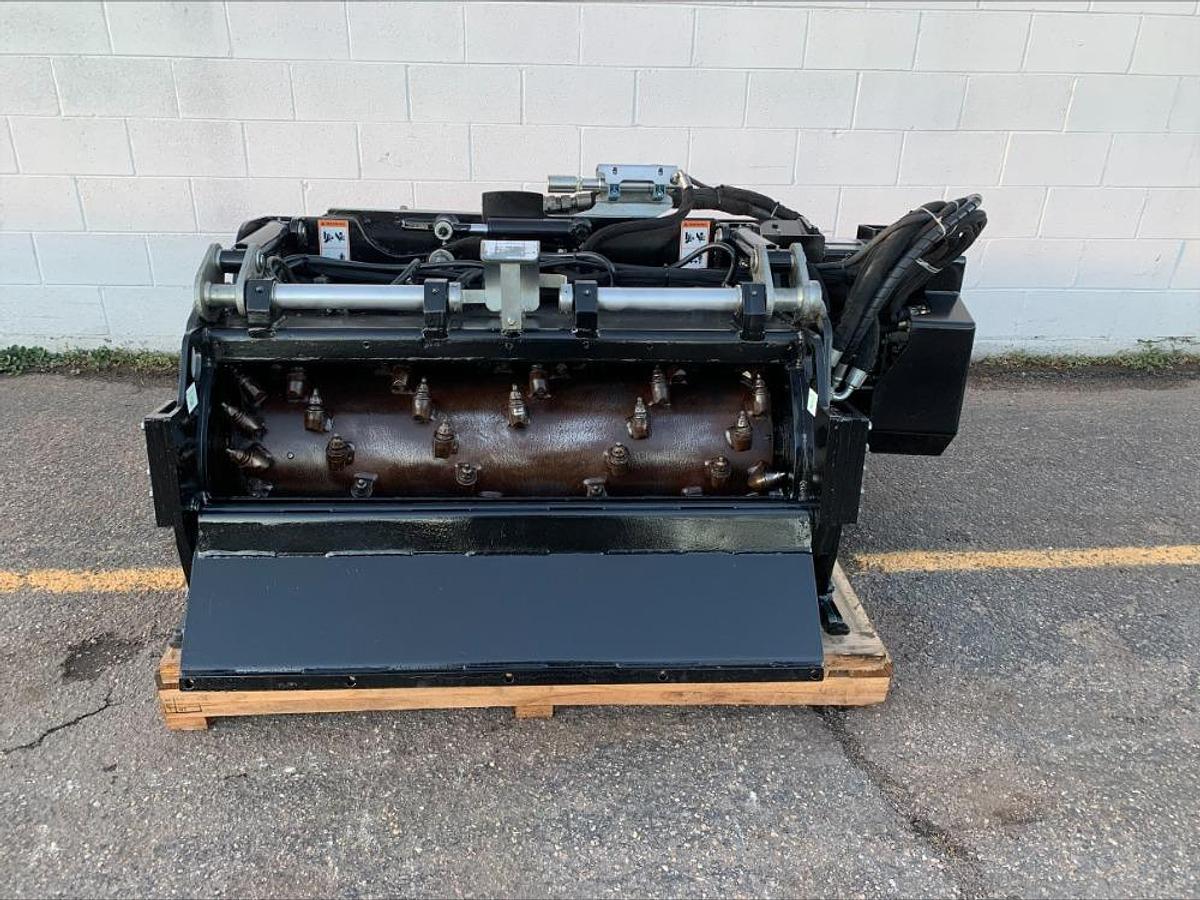 Used 2022 Caterpillar Cat PC412 48" Skid Steer Asphalt Mill Cold Planer Attachment