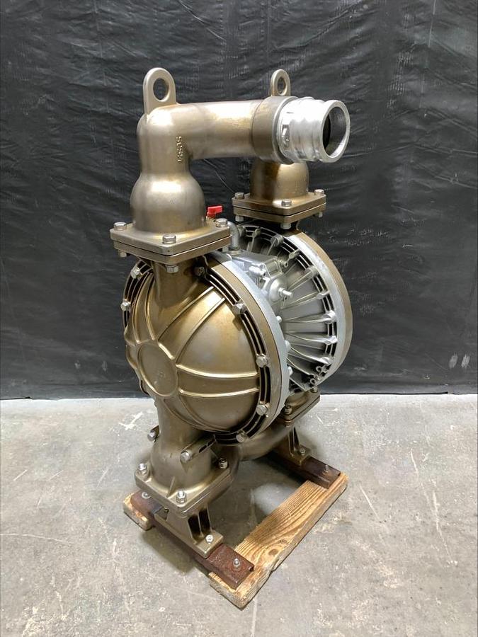 Used Yamada 3" sc414 Stainless Steel Air Powered Double Diaphragm Pump NDP-80BST-NPT
