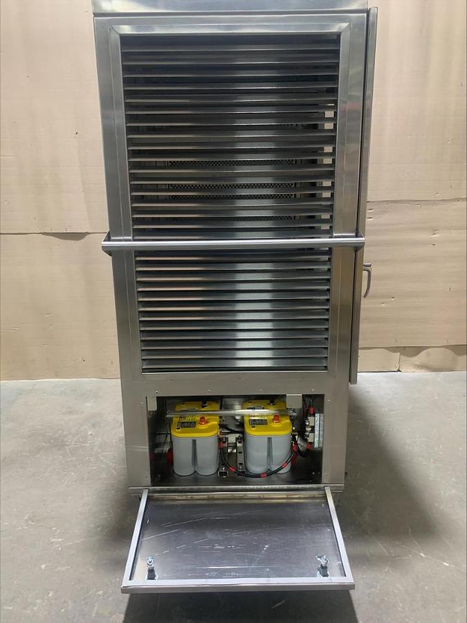 Used Atmos Tech Industries Cross Flow Lab Cabinet Cleanroom Portable Transport Cart