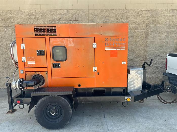 Used Godwin CD103M Dri Prime High Head 6" Deere Diesel Towable Water Pump 1288 HOURS!