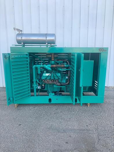 Used Cummins Onan ENBA 100 Kw LP/NG Natural Gas or Propane Standby Generator 1 & 3 phase