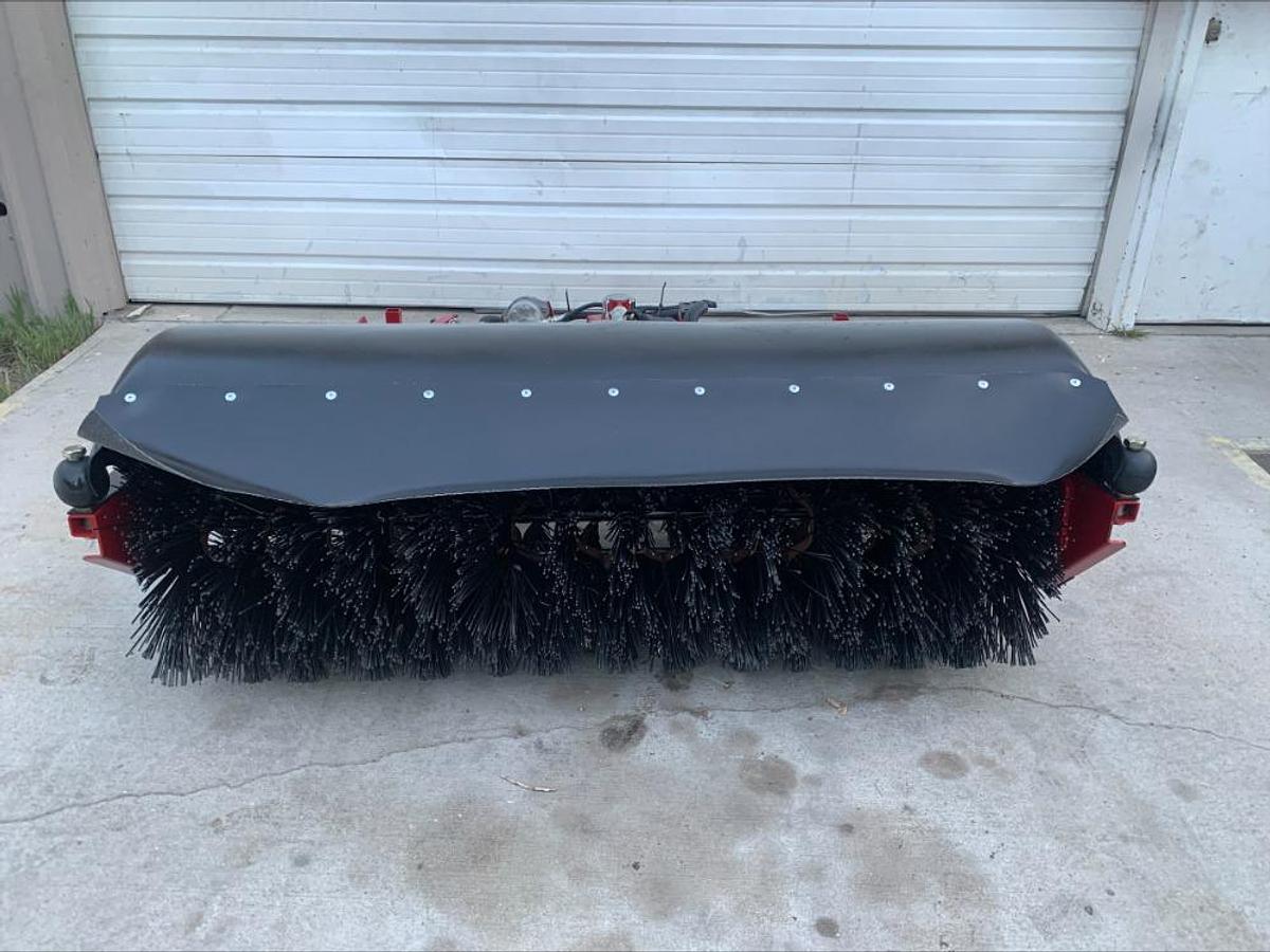Used Toro 30743 Mower Hydraulic Rotary Broom Sweeper Attachment 4 GroundsMaster 300s