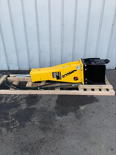 Used 2018 Indeco HP1000 Hydraulic Breaker Hammer Excavator Attachment w Wain Roy A Style Quick Connect Mount