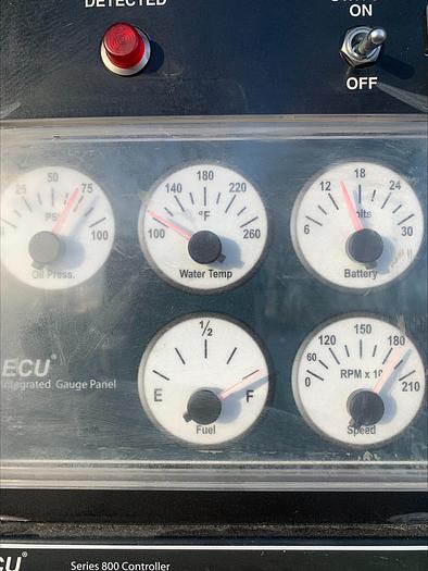 Used MQ MultiQuip WhisperWatt 70 KVA 56 Kw towable generator DCA-70SSIU4F 2576 HRS