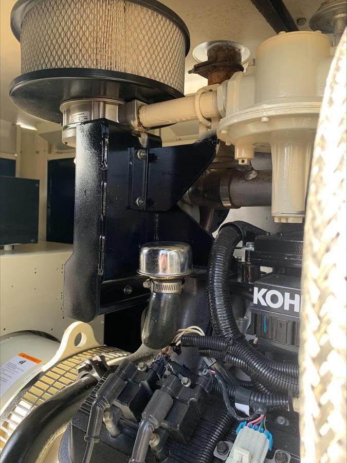 Used Kohler 125RZG 125Kw Standby & Prime Natural Gas Propane Generator 676 Hrs