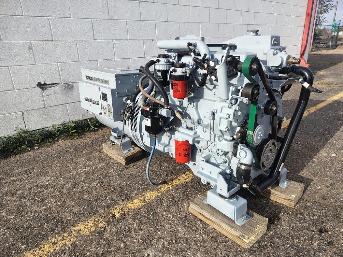 Used Kohler 65EOZC Marine Diesel Generator Large Boat Ship 65kW 3 phase