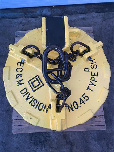 Used Walker 45" 45D Scrap Metal Lifting Magnet 230v 45DSH