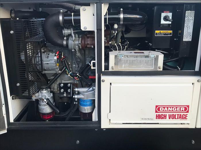 Used 2019 MQ MultiQuip WhisperWatt 25 KVA Towable Generator DCA-25SSIU4F 1269 HRS