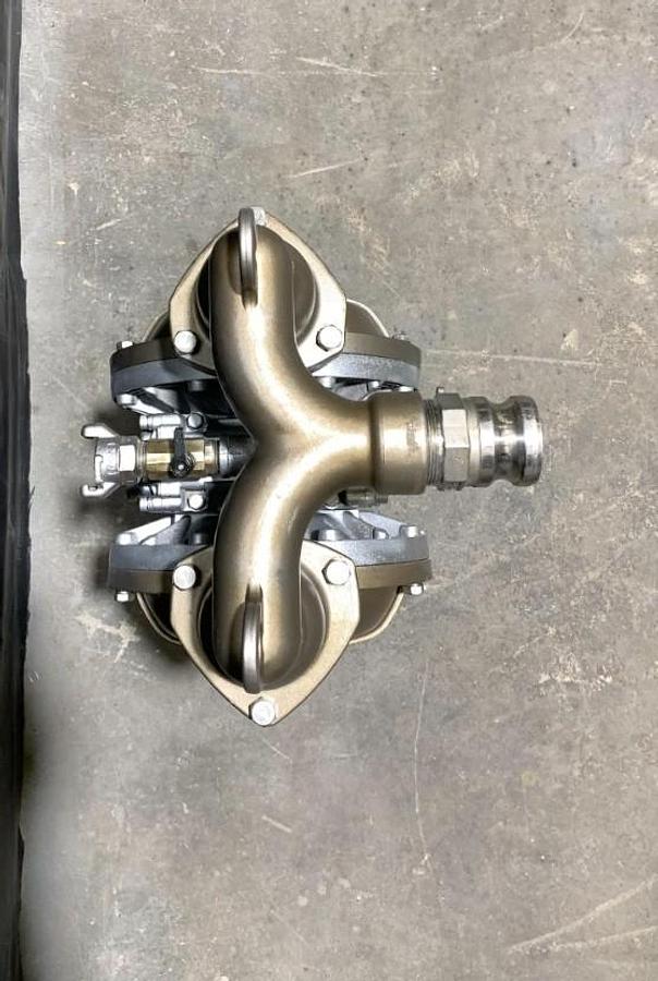 Used Yamada 2" sc414 Stainless Steel Air Powered Double Diaphragm Pump NDP-80BST-NPT