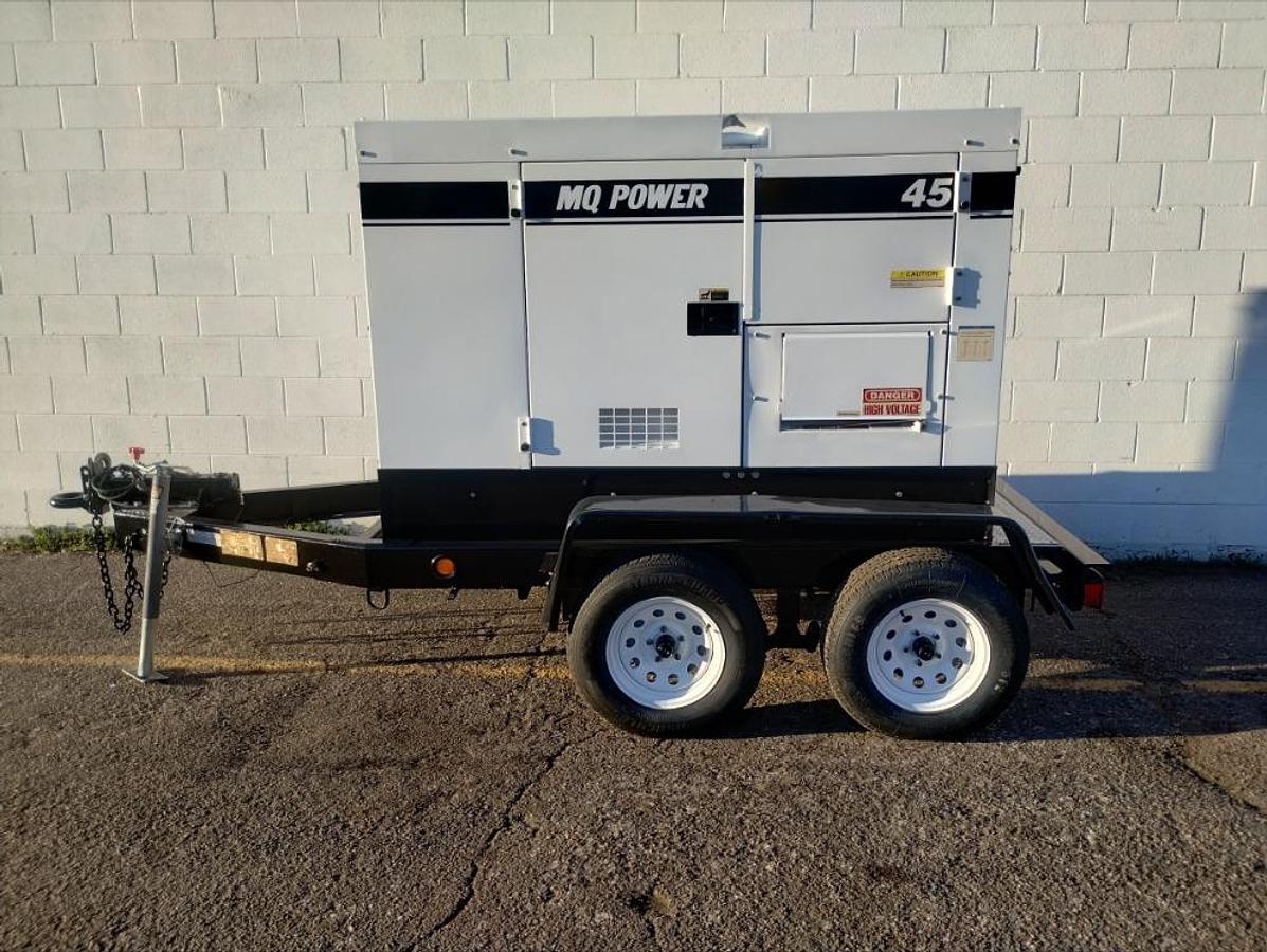 Used MultiQuip MQ 45 36 Kw WhisperWatt Diesel Towable Generator DCA-45SSIU4F 2644 Hrs