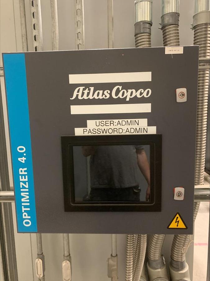 Used 2022 Atlas Copco ZA5VSD Oil Free VSD Rotary Screw Air Compressor 2124 Hrs 335 HP