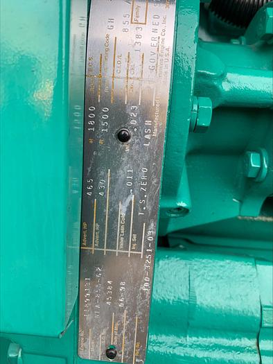 Used Cummins Onan 300 DFCB 300 Kw Diesel Standby Generator SUPER CLEAN! 855 HOURS!