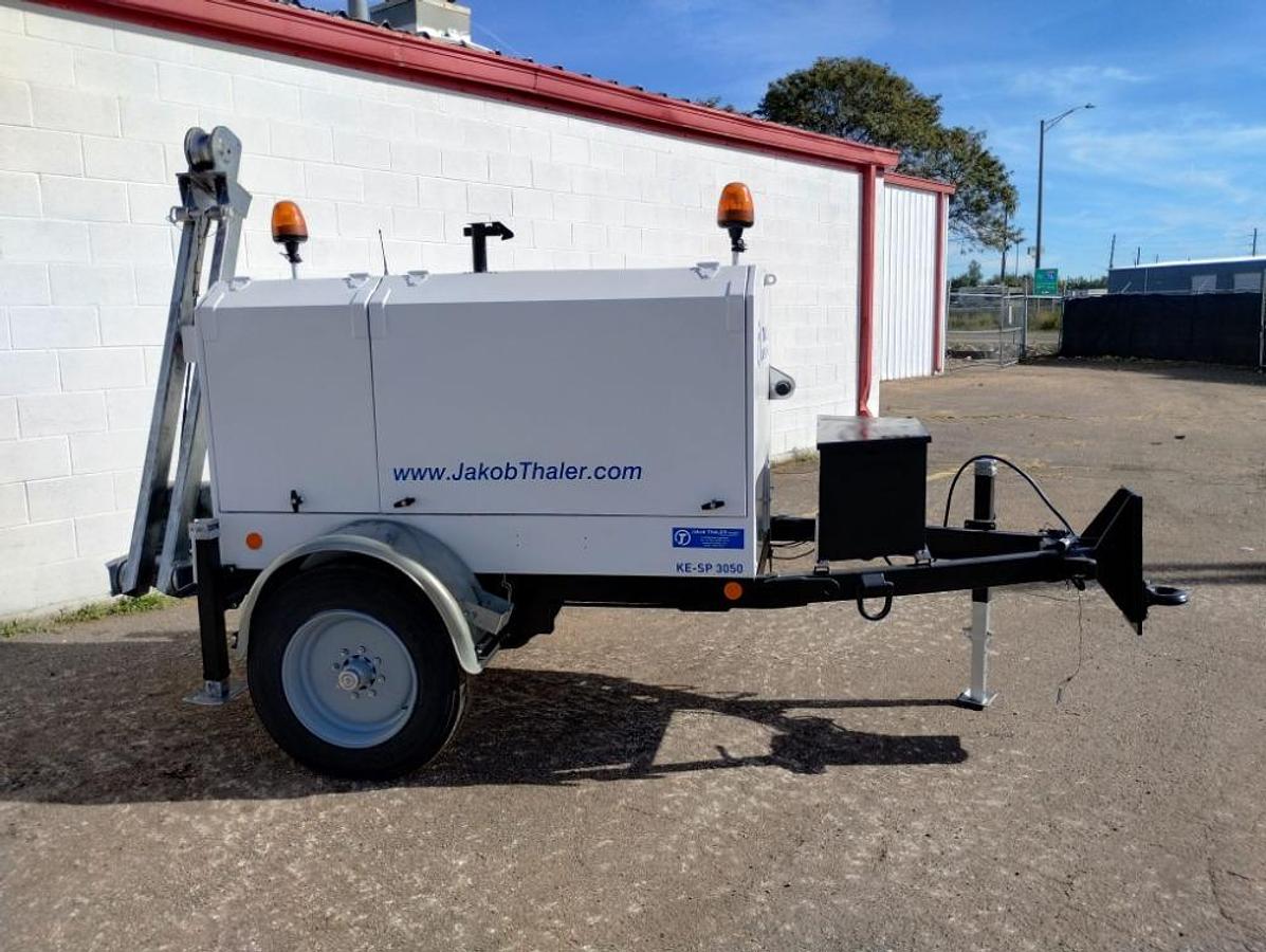 Used Thaler KE-SP-3050 Underground Cable Puller Trailer 11,000 lb 752 Hr Manhole