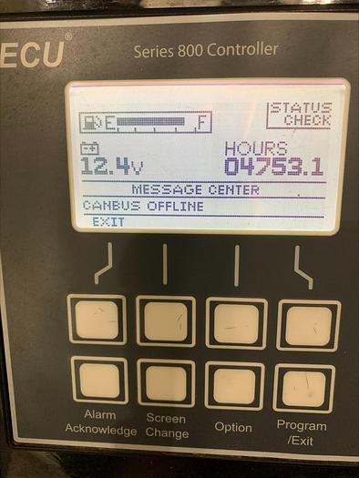 Used MQ MultiQuip WhisperWatt 70 KVA 56 Kw towable generator DCA-70SSJU4i 4753 HRS