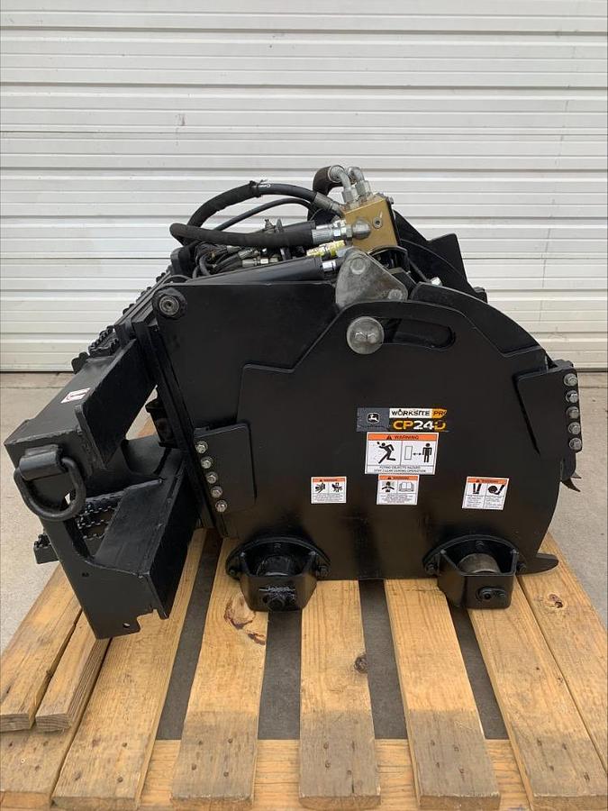 Used Deere CP24D Cold Planer Asphalt Grinder Skid Steer Milling Miller Attachment