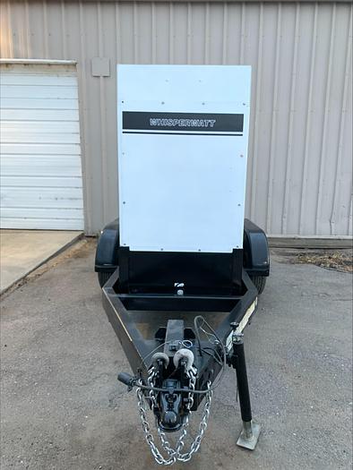 Used MQ MultiQuip WhisperWatt 70 KVA 56 Kw towable generator DCA-70SSJU4i 4753 HRS