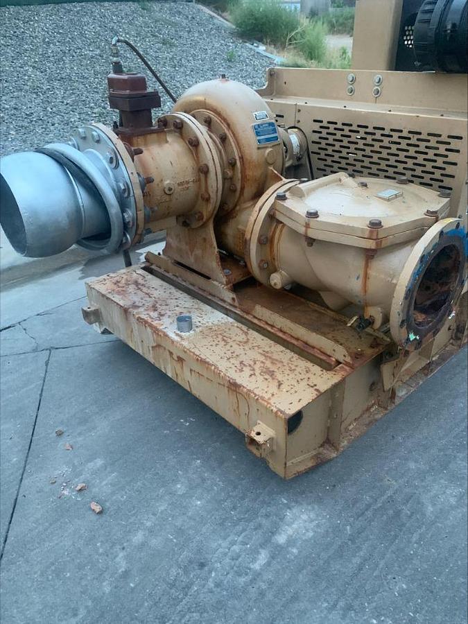 Used 2016 Gorman Rupp PA12A60-B 12" Water Pump Prime Aire Diesel 130 Hp Cummins 6031 Hrs