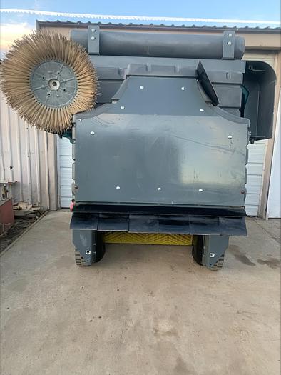 Used Tennant S30 LPG Ride On Sweeper Pick Up Broom Enclosed Cab w Heat AC