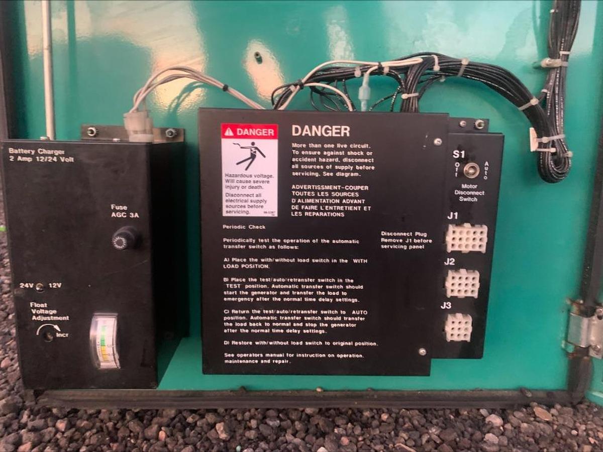 Used Cummins Onan DGFA 150 Kw Diesel Standby Generator w Switch 966 HRS 135 Kw Prime