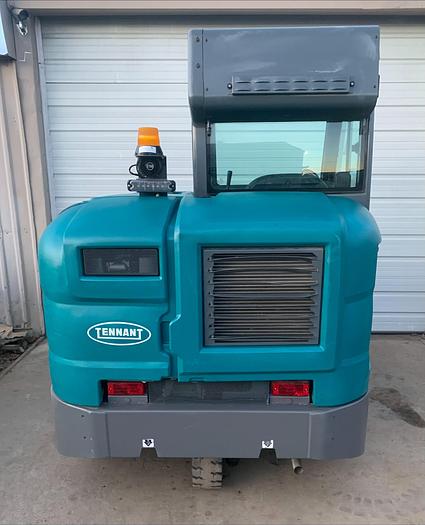 Used Tennant S30 LPG Ride On Sweeper Pick Up Broom Enclosed Cab w Heat AC
