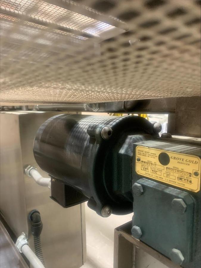 Used Omega TLB Shrink Heat Tunnel Bundler Pharmaceutical Food Grade Stainless Steel