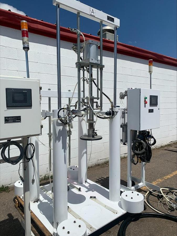 Used Graco Fluid Automation Meter Mix Silicone Metering Mixing Systems 633 620 & SR657