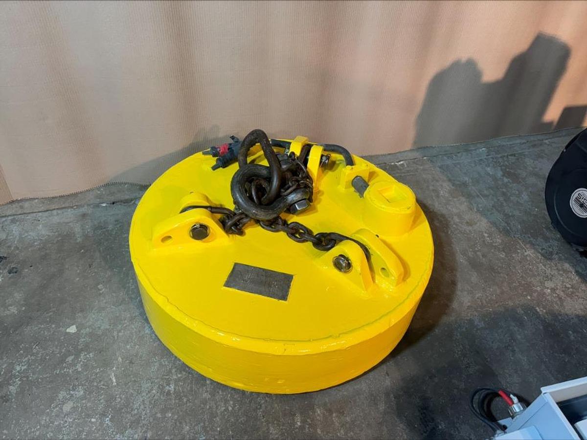 Used Sieb SE300 Scrap Lifting Lift Magnet System w Generator / Hubbell Controller