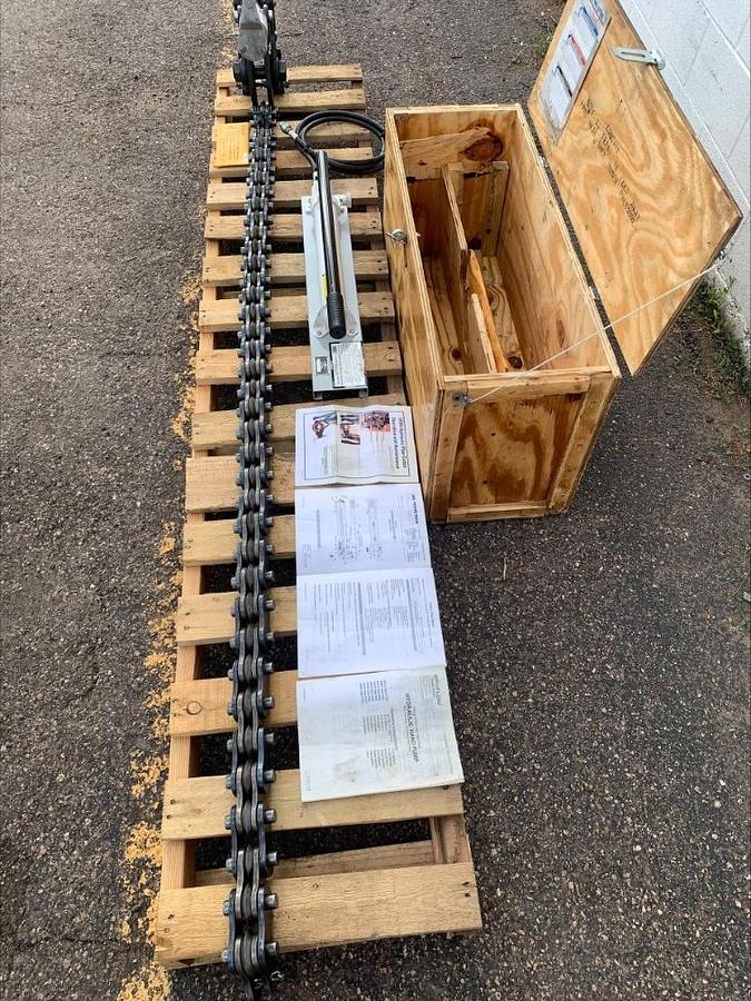 Used Wheeler Rex 5590 Hydraulic Soil Pipe Cutter Cutting Cast Concrete Tile 6"-36"