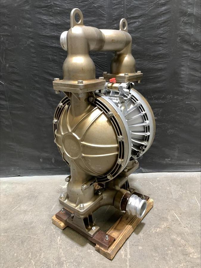Used Yamada 3" sc414 Stainless Steel Air Powered Double Diaphragm Pump NDP-80BST-NPT