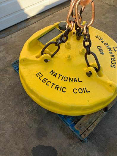 Used Walker ScrapMaster II 48" 48D Scrap Metal Magnet 230v WSMD48