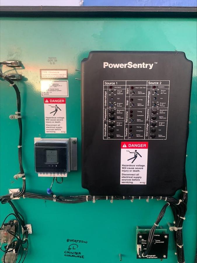 Used Cummins Onan DGFA 150 Kw Diesel Standby Generator w Switch 966 HRS 135 Kw Prime