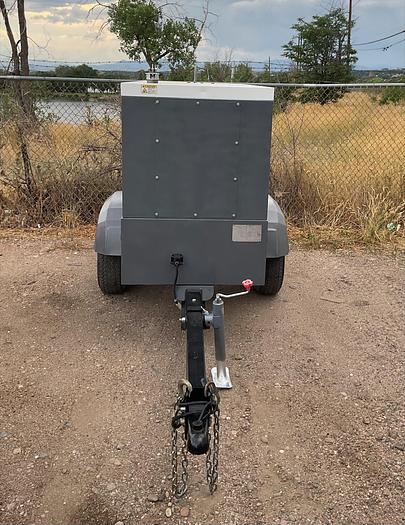 Used 2017 Atlas Copco QAS 25 20 Kw Isuzu Diesel Towable Generator MQ Whisperwatt