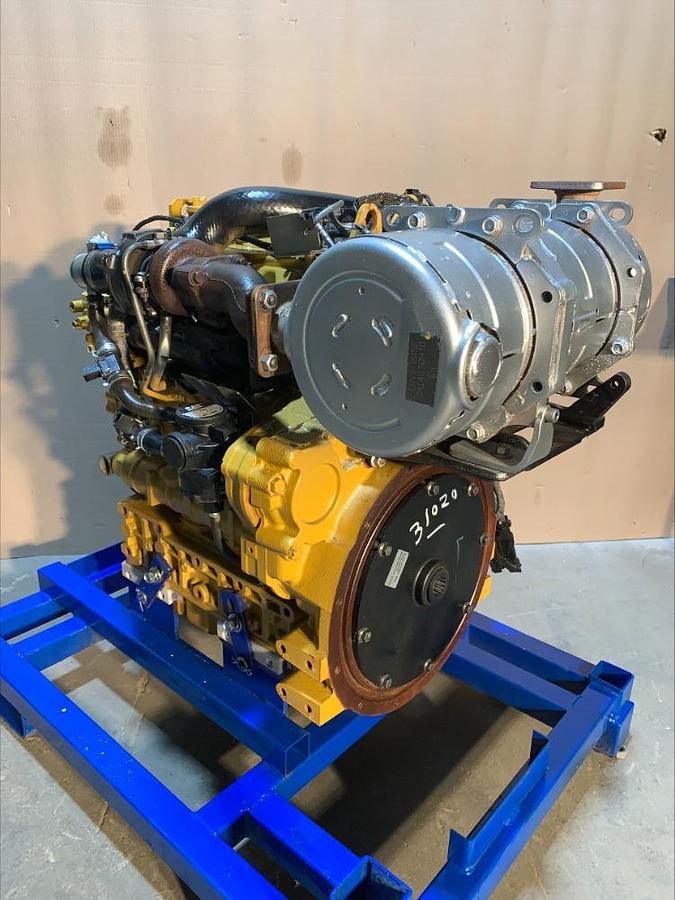 Used 2017 Caterpillar C3.B3 Diesel Engine 4 CAT Skid Steer 289D 277D 246D 257D 259D+