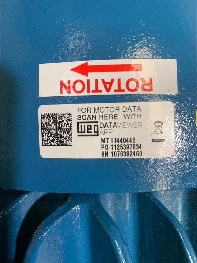 NEW 2022 Fristam 20 Hp Stainless Steel Sanitary Centrifugal Pump FPR3532 175