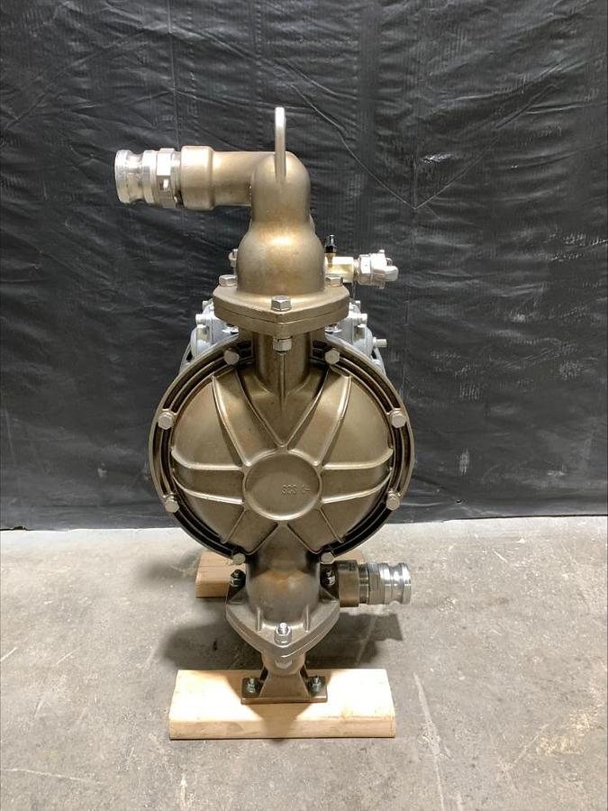 Used Yamada 2" sc414 Stainless Steel Air Powered Double Diaphragm Pump NDP-80BST-NPT