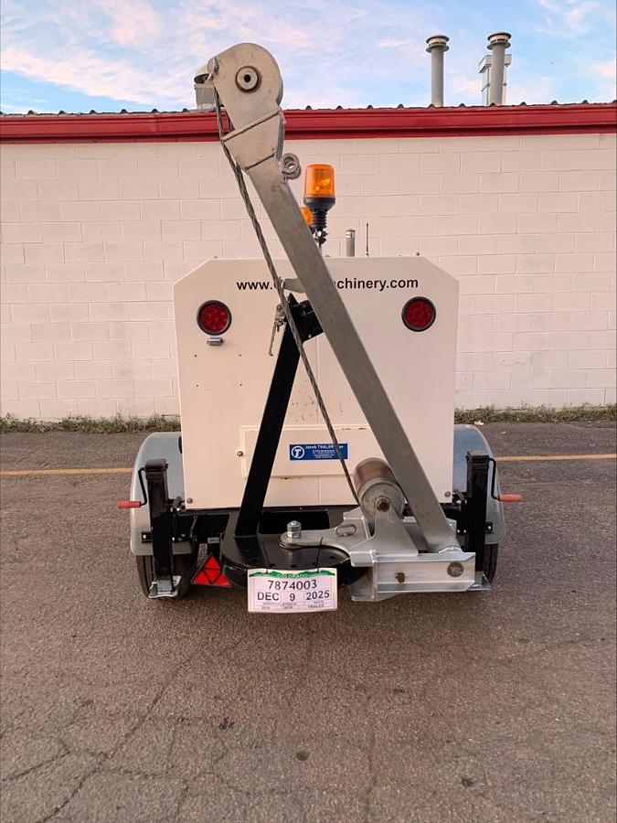 Used Thaler KE-SP3050 Underground Cable Puller 11,000 Lb Capacity 130 Hours!!! Remote/Printer