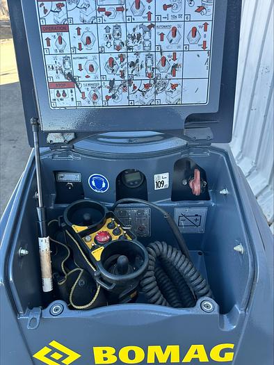 Used 2018 Bomag BMP 8500 Wireless Trench Compactor Vibratory Diesel Roller Wacker 278 Hours