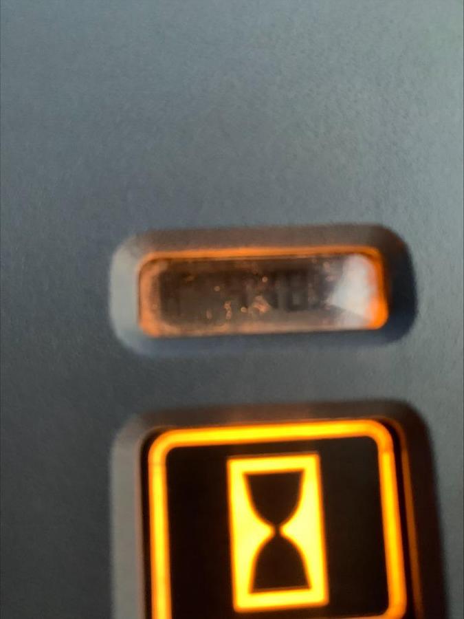 Used 2017 Tennant 800 Ride On Floor Parking Lot Sweeper w Cab Heat 448 Hrs