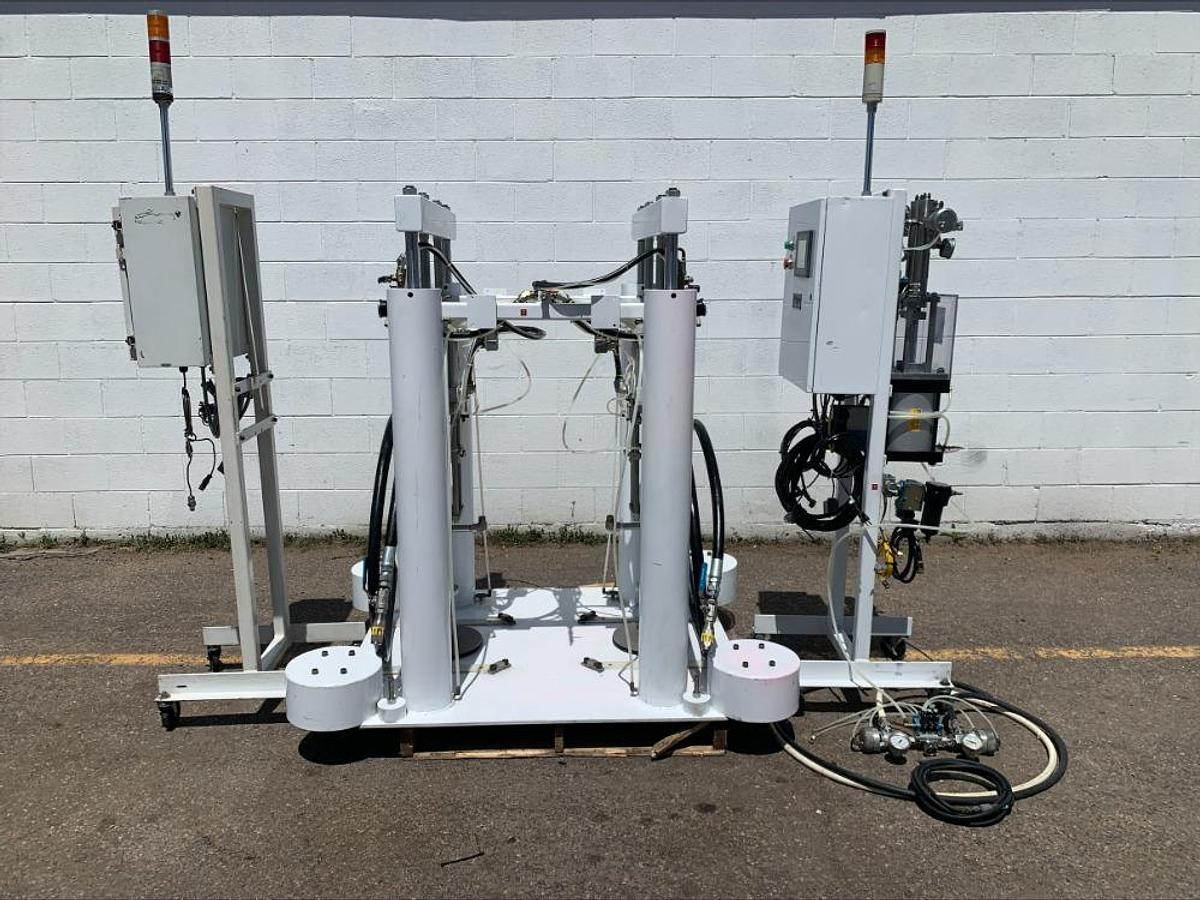 Used Graco Fluid Automation Meter Mix Silicone Metering Mixing Systems 633 620 & SR657