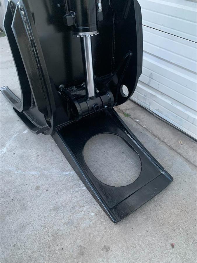 Used 2020 Rotobec 6606HDRA hydraulic rail tree forest grapple attachment Heavy Duty 50k capacity