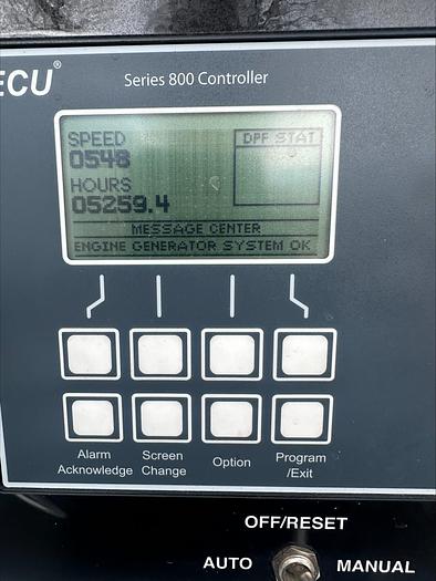 Used MQ MultiQuip WhisperWatt 70 KVA 56 Kw towable generator DCA-70SSIU4F 5259 HRS