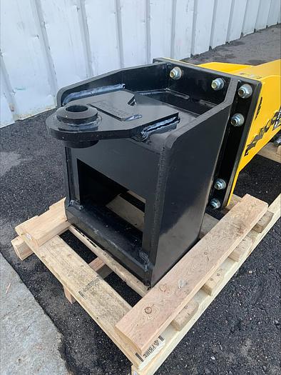 Used 2018 Indeco HP1000 Hydraulic Breaker Hammer Excavator Attachment w Wain Roy A Style Quick Connect Mount
