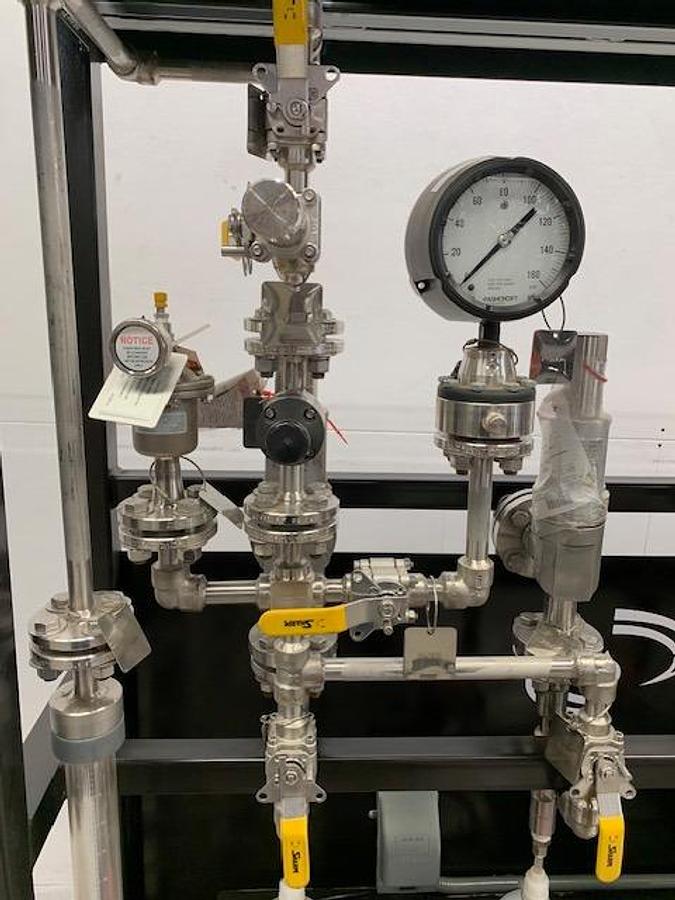 Used New US Water Chemical Feed Pump Skid Multi-Valve Filtration System Irrigation