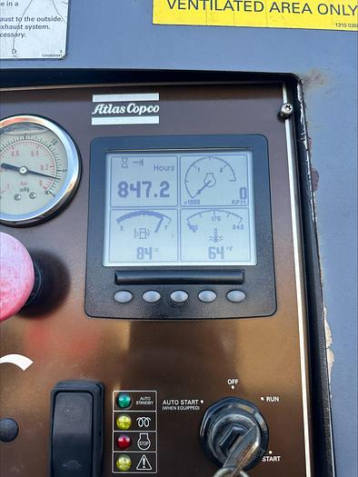 Used 2019 Atlas Copco PAS 100 HF YD 4" Diesel Towable Water Dewatering Pump 847 Hours